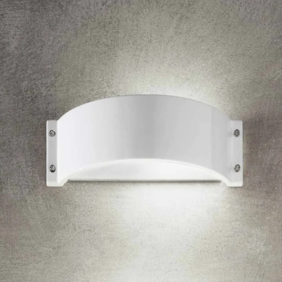 Wandsteinzeug Keramik weiß Glamour Aldo Bernardi Viadurini