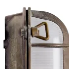 Vintage-Wandleuchte aus Messing mit Opal-/Klarglas – Meerjungfrau Viadurini