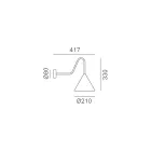 Innenwandleuchte aus Graphen, hergestellt in Italien – Rain Viadurini