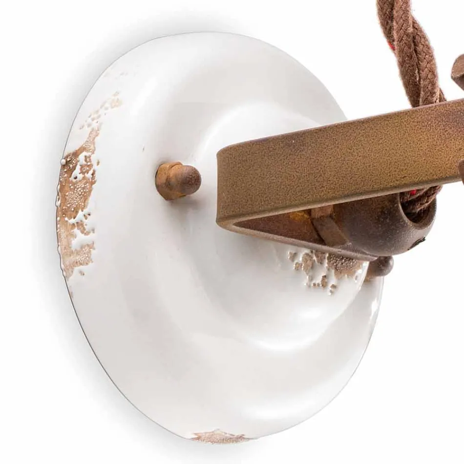 Applikationen einstellbares Keramik und Metall Scheinwerfer Kendra Ferroluce Viadurini