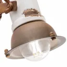 Applikationen einstellbares Keramik und Metall Scheinwerfer Kendra Ferroluce Viadurini