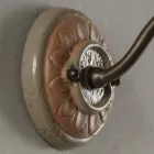 Runde Artisan-Gartenapplikation in Galestro, hergestellt in Italien – Toscot Spoleto Viadurini