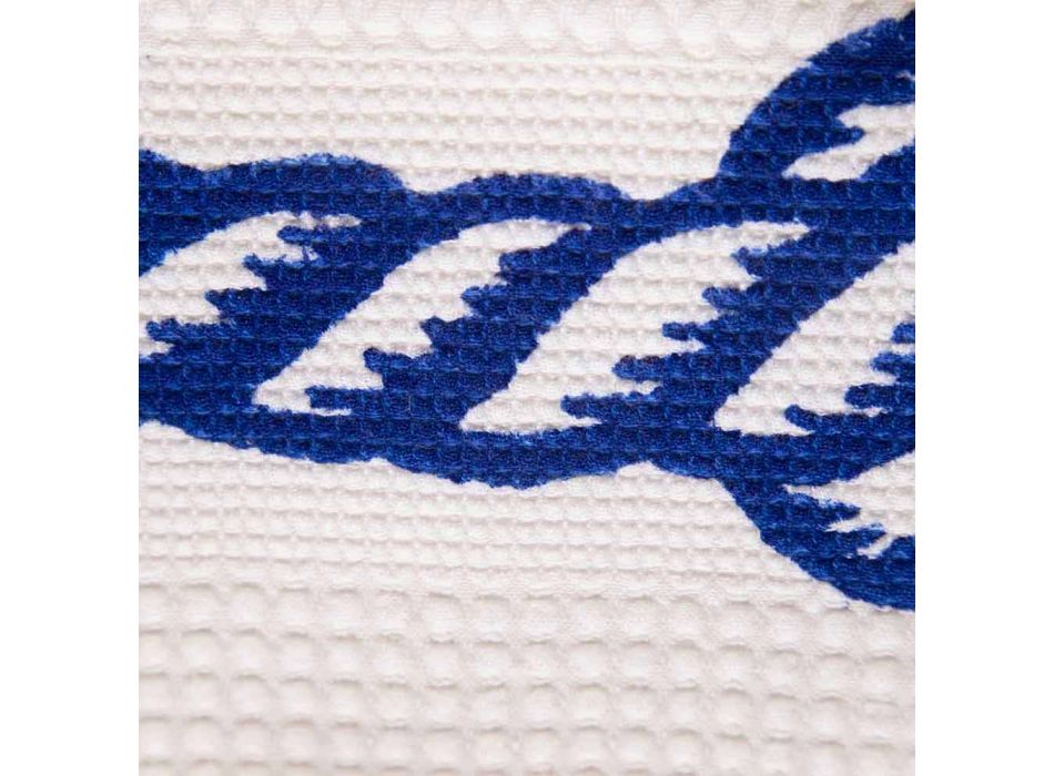 Einteiliges handgefertigtes Baumwolltuch aus Baumwolle Made in Italy - Marken Viadurini