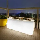 Corner Bartheke Slide Break Corner modern hell gemacht in Italien Viadurini