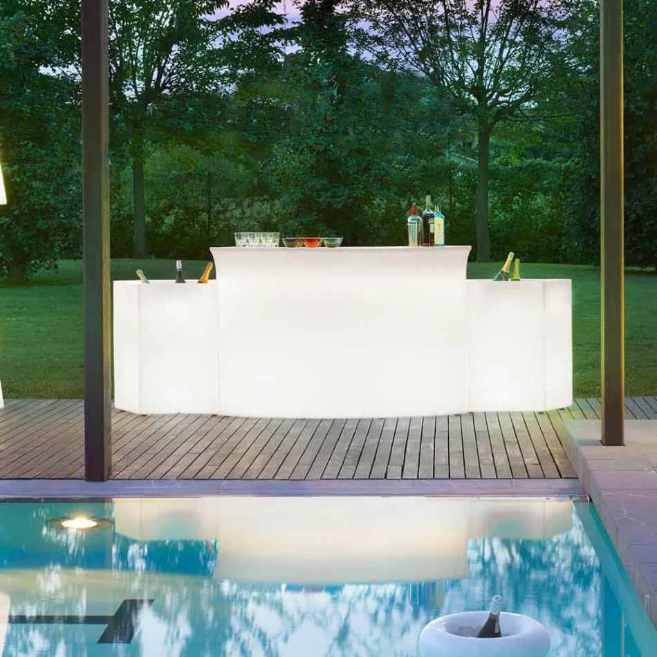 Heller Bartresen Moderne Slide Break Bar in Italien Viadurini