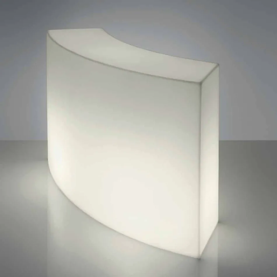 Modularer Bartresen Slide Snack Heller weißer Balken hergestellt in Italien Viadurini