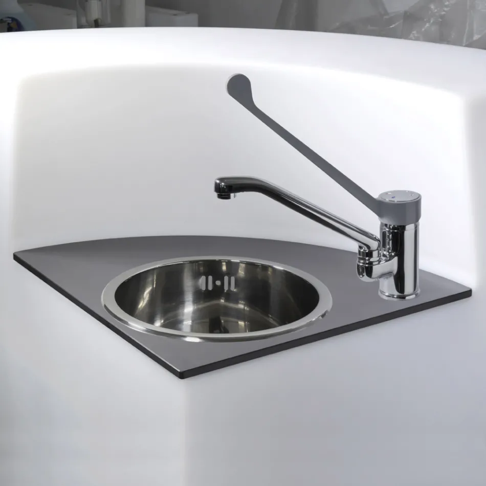 Modulare Theke mit Licht Outdoor Made in Italy - Mistra Viadurini