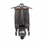 Bar Console aus Mangoholz und Vespa aus Stahl mit modernem Design - Schalotte Viadurini