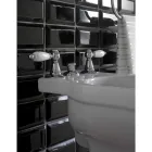 3-Loch-Bidetmischer mit interner Messinglieferung, hergestellt in Italien – Noriana Viadurini