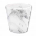 Grappaglas aus weißem Carrara-Marmor Made in Italy - Fergie