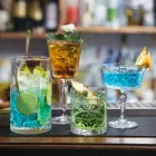 Glas mischen mit exzentrischer Dekoration Luxus Design 4 Stück - Destino Viadurini