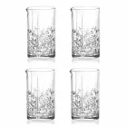 Glas mischen mit exzentrischer Dekoration Luxus Design 4 Stück - Destino Viadurini