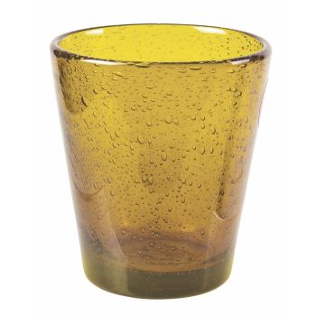 Artisan mundgeblasenes Glas Wassergläser 3 Farben 12 Stück - Yucatan