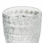 Wassergläser aus transparentem Glas mit Arabesken-Dekorationen 12 Stück - Folk Viadurini