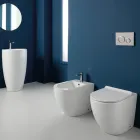 Aralia Einloch-Zyklon-Keramik-Bidet mit modernem Design Viadurini