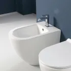 Aralia Einloch-Zyklon-Keramik-Bidet mit modernem Design Viadurini