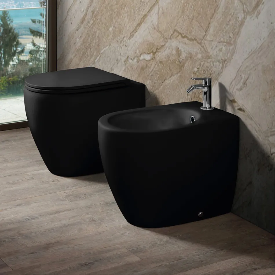 Aster Standbidet aus matter Keramik in zwei Farben und modernem Design Viadurini
