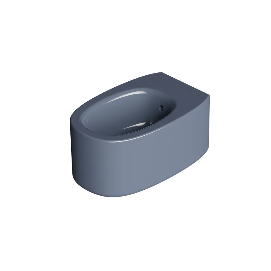 Wandhängendes Keramikbidet in verschiedenen Farben Made in Italy - Mädchen Viadurini