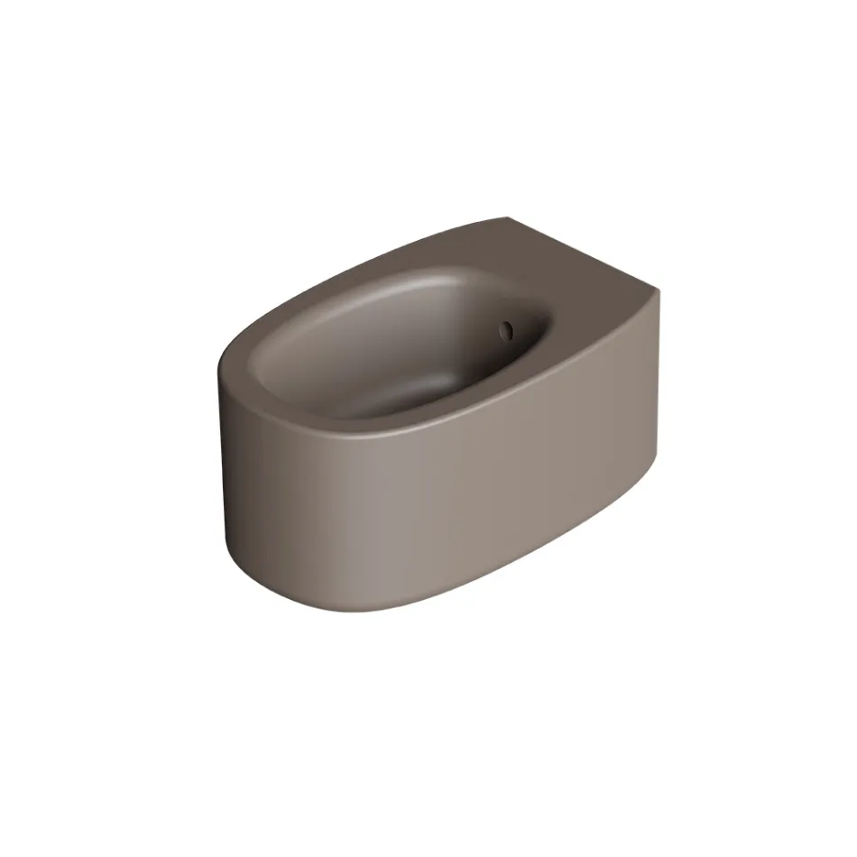 Wandhängendes Keramikbidet in verschiedenen Farben Made in Italy - Mädchen Viadurini