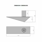 Biofireplace für modernes Design aus lackiertem Stahl und Glas - Malcolm Viadurini