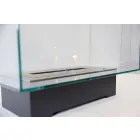 Moderner Designboden Bio-Kamin aus Glas und Stahl oder Corten - Bradley Viadurini