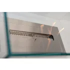 Moderner Designboden Bio-Kamin aus Glas und Stahl oder Corten - Bradley Viadurini