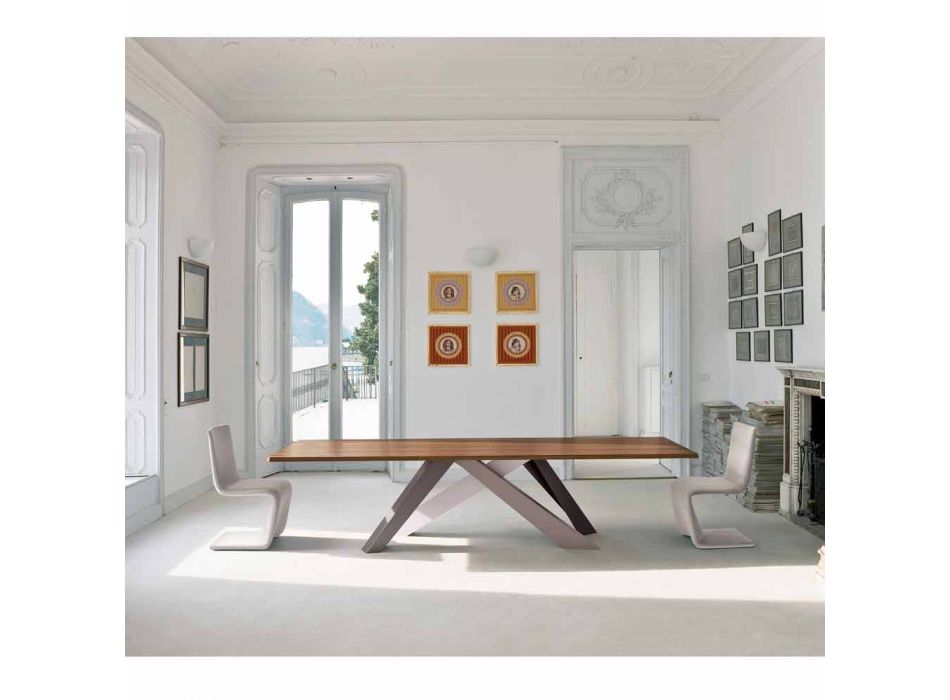 Bonaldo Big Tisch furniert Holztisch in Italien Design gemacht Viadurini