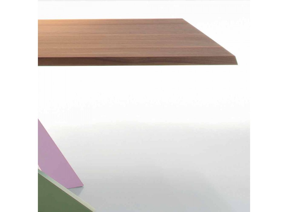 Bonaldo Big Table Massivholztisch aus amerikanischer Walnuss, hergestellt in Italien Viadurini