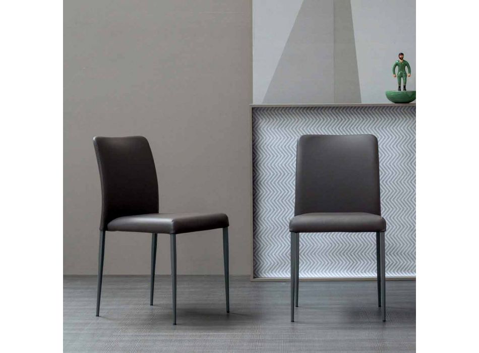 Bonaldo Deli Designstuhl mit gepolsterter Sitzfläche aus Italien Viadurini