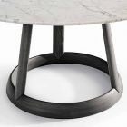 Bonaldo Greeny runden Tisch Design Carrara Marmorboden in Italien hergestellt Viadurini