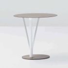 Bonaldo Kadou Design Tisch aus lackiertem Stahl D50cm made in Italy Viadurini