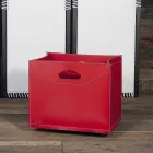 Holztasche aus 100% Made in Italy Innovo Leder Viadurini