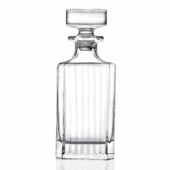 4-teilige quadratische Design-Öko-Kristall-Whiskyflaschen - Senzatempo