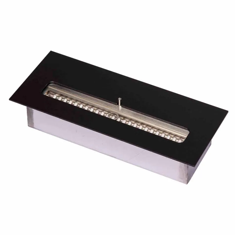 Linearer Handbrenner aus Edelstahl für Bioethanol-Kamin - Brandon Viadurini