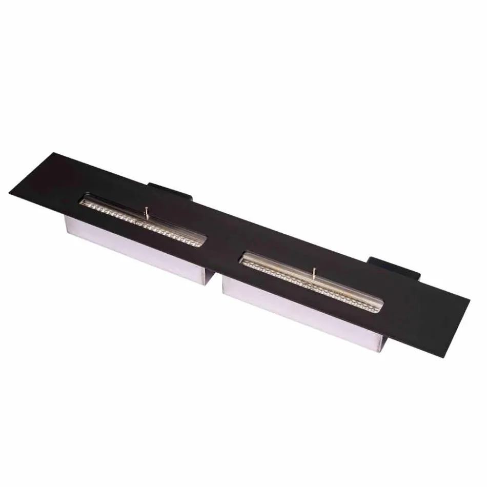 Linearer Handbrenner aus Edelstahl für Bioethanol-Kamin - Brandon Viadurini