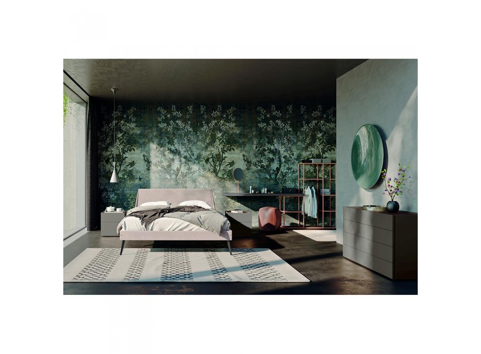 Schlafzimmer mit 4 modernen Designelementen Made in Italy - Electric Viadurini