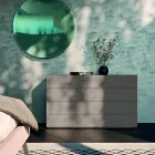 Schlafzimmer mit 4 modernen Designelementen Made in Italy - Electric Viadurini