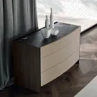 Schlafzimmer mit 4 Elementen im modernen Stil Made in Italy - Calimero Viadurini