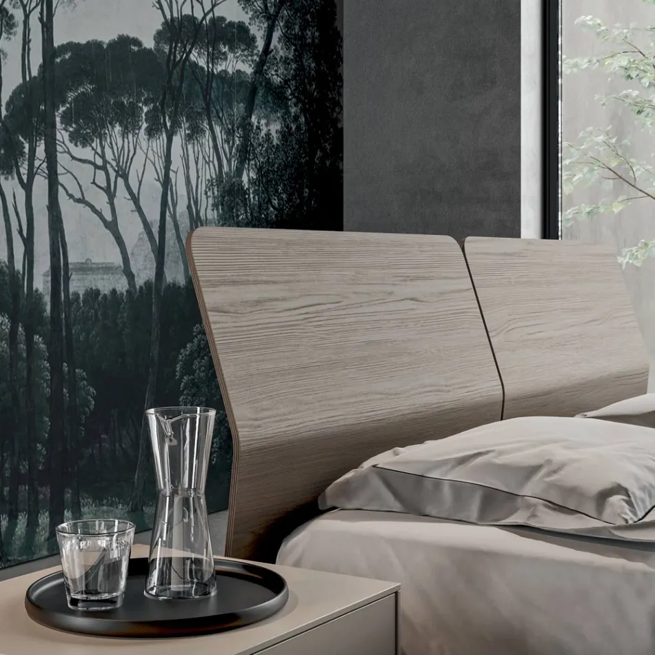 Komplettes Schlafzimmer mit 4 hochwertigen Made in Italy Elementen - Odema Viadurini