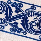 Leinen Leinwand italienischer Handwerkskunst mit handbedrucktem Design - Marken Viadurini