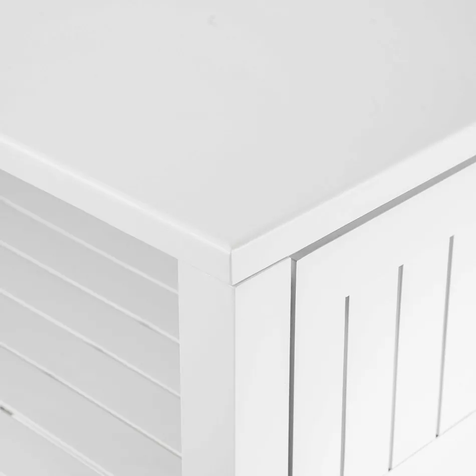 Trolley für den Außenbereich aus lackiertem Aluminium mit verschiedenen Oberflächen - Hotel Viadurini