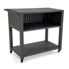 Trolley für den Außenbereich aus lackiertem Aluminium mit verschiedenen Oberflächen - Hotel Viadurini