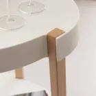 Shopping in Buche natur und weiß Polypropylen-Räder Pineto Viadurini