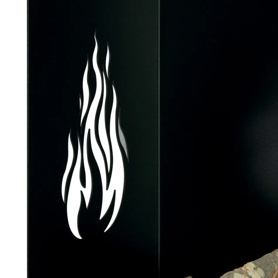 Holzwagen mit Schublade und Rädern, hergestellt in Italien – Alpaka Viadurini