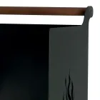 Holzwagen mit Schublade und Rädern, hergestellt in Italien – Alpaka Viadurini