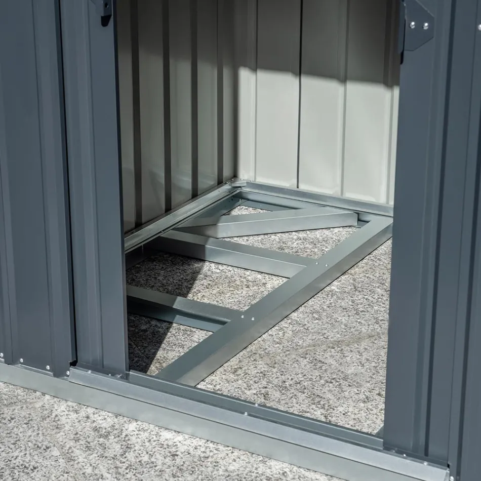 Gartenhäuschen mit Flügeltür in verschiedenen Größen - Puppy Viadurini