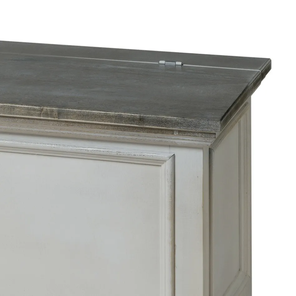 Truhe mit massiver Pappelstruktur, hergestellt in Italien – Dievis Viadurini