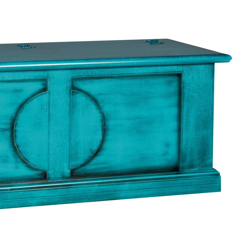 Truhe aus furniertem Holz mit verschiedenen Ausführungen, hergestellt in Italien – Krishna Viadurini