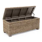 Outdoor-Truhe aus Naturfaser von Kubù - Nogitsune Viadurini