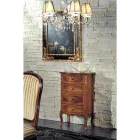 Klassische Kommode aus Walnussholz 4 oder 6 Schubladen Made in Italy - Katerine Viadurini